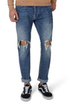 Men's Topman Polly Ripped Jeans X 32 - Blue
