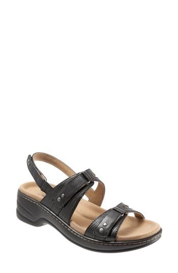 Women's Trotters Newton Sandal N - Black