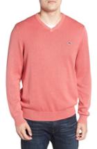 Men's Vineyard Vines Cotton & Cashmere V-neck Sweater - Red