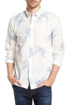 Men's Bonobos Summerweight Slim Fit Print Sport Shirt R - White