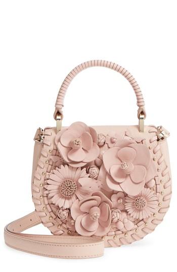 Kate Spade New York Madison Layden Floral Mackie Leather Crossbody Bag - Pink
