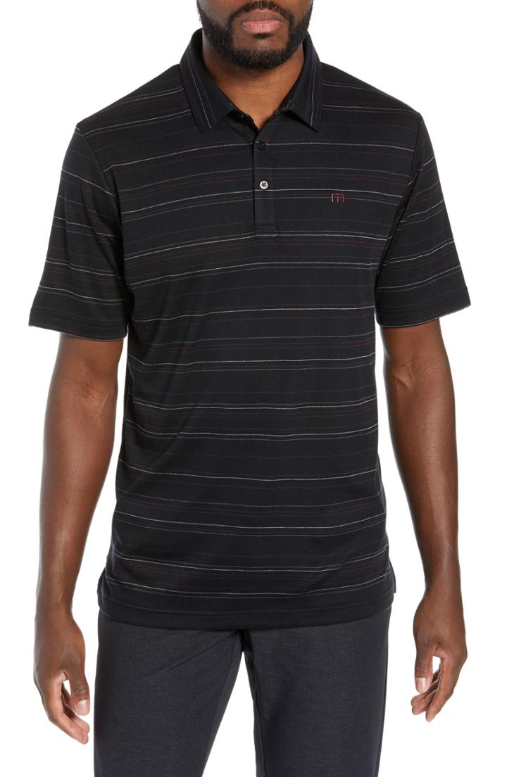 Men's Travis Mathew Trollin Fit Polo, Size Large - Black
