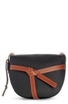 Loewe Small Gate Leather Crossbody Bag - Black