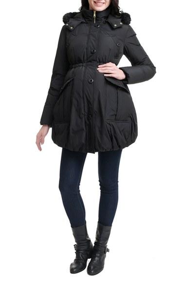 Women's Kimi And Kai Dixie Down Maternity Parka - Black