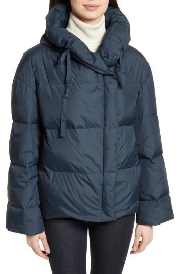 Women's Theory Toralla Puffer Jacket, Size - Blue