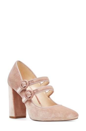 Women's Nine West Dabney Double Strap Mary Jane Pump M - Brown