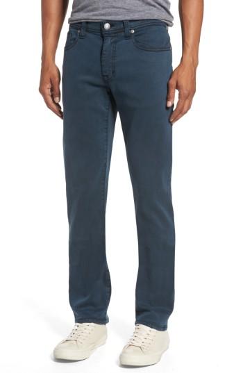 Men's Fidelity Denim Jimmy Lumina Slim Straight Leg Twill Pants X 34 - Blue