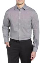 Men's Nordstrom Men's Shop Classic Fit Non-iron Solid Dress Shirt - 36 - Grey