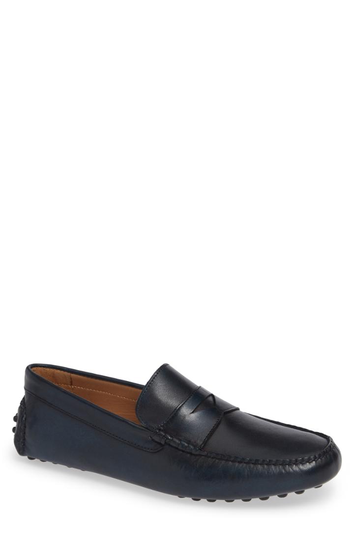Men's John W. Nordstrom Eaton Driving Shoe .5 M - Blue