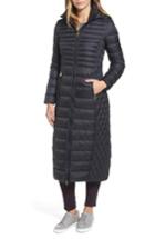 Women's Michael Michael Kors Long Packable Puffer Coat - Black