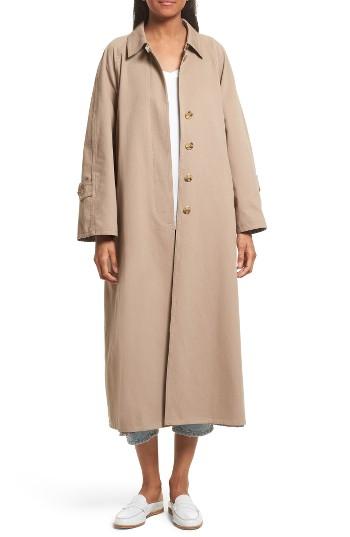Women's Robert Rodriguez Reversible Trench Coat - Brown