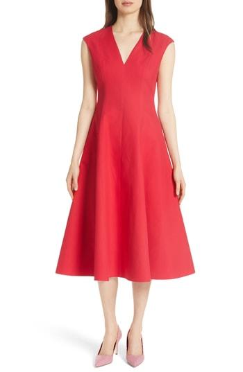 Women's Kate Spade New York Structured Midi Dress - Red