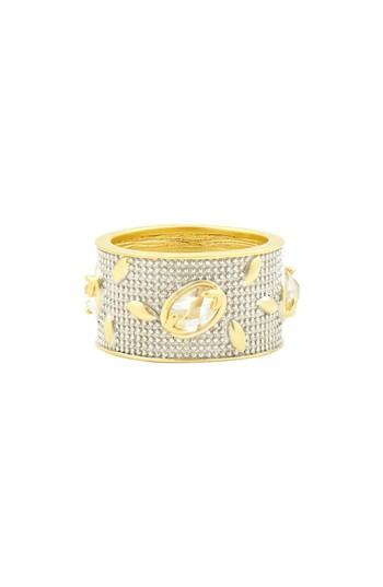 Women's Freida Rothman Fleur Bloom Wide Band Ring