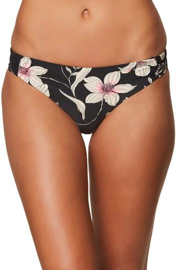 Women's O'neill Albany Hipster Bikini Bottoms - Black