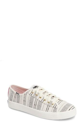 Women's Keds Kickstart Baja Stripe Sneaker M - Beige