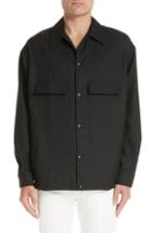 Men's Lemaire Flap Pocket Wool Overshirt