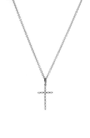Women's Bony Levy Diamond Cross Pendant Necklace (nordstrom Exclusive)