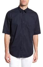Men's Hugo Eynold Oversized Short Sleeve Sport Shirt - Blue
