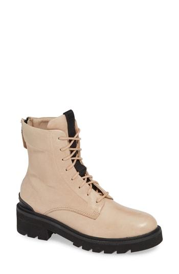 Women's Frye Allison Combat Boot M - Ivory