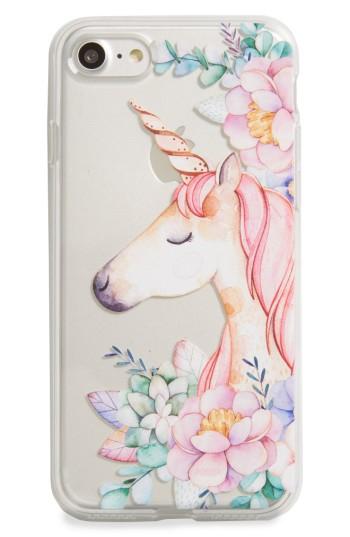 Milkyway Unicorn & Flowers Iphone 7 Case -