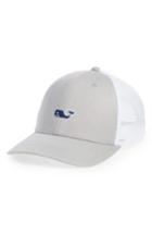 Men's Vineyard Vines High Profile Trucker Hat - Grey