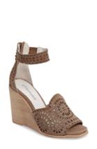 Women's Jeffrey Campbell Del Sol Wedge Sandal M - Brown