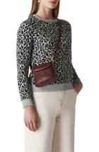 Women's Whistles Cheetah Flocked Sweatshirt