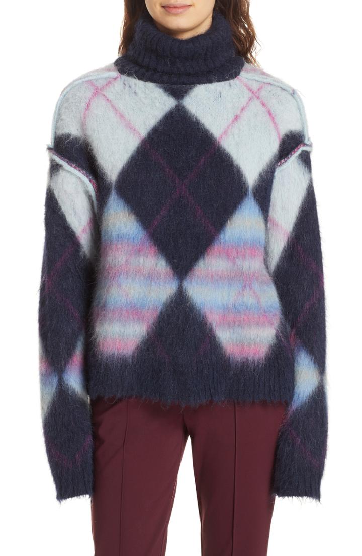 Women's Dvf Mohair & Alpaca Blend Turtleneck Sweater