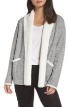 Women's J.crew Mock Neck Cashmere Sweater, Size - Black