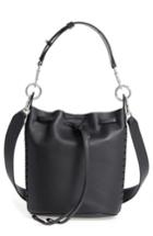 Allsaints Small Ray Leather Bucket Bag - Black