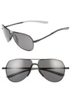 Men's Nike Outrider 62mm Oversize Aviator Sunglasses - Black/ Grey