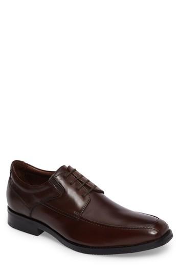 Men's Johnston & Murphy Apron Toe Derby .5 M - Brown