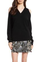 Women's Milly Cold Shoulder Cashmere Pullover