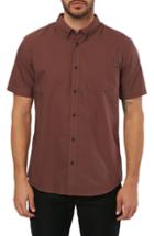 Men's O'neill Banks Woven Shirt, Size - Burgundy