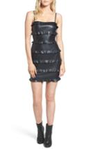 Women's Bailey 44 Dark Wave Faux Leather Body-con Dress - Black