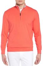 Men's Bobby Jones Pto Liquid Stretch Quarter Zip Pullover, Size - Pink