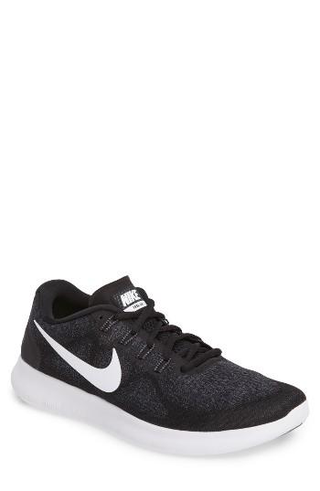 Men's Nike Free Run 2017 Running Shoe M - Black
