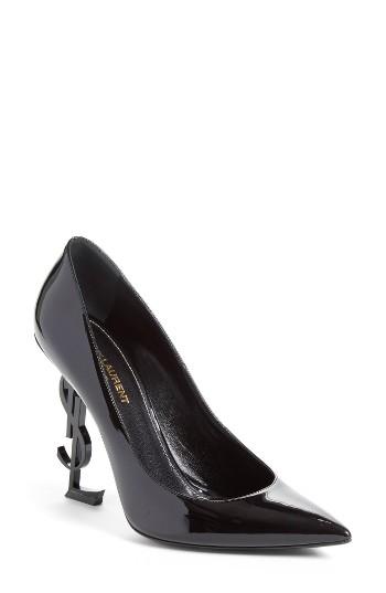 Women's Saint Laurent Opium Ysl Pump Us / 37eu - Black
