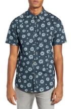 Men's Billabong Sundays Print Camp Shirt - Blue