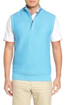 Men's Bobby Jones Pique Jersey Quarter Zip Golf Vest