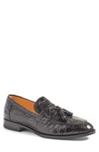 Men's Zelli 'como' Genuine Crocodile Tassel Loafer