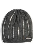 Women's Michael Michael Kors Vertical Paillette Beanie - Grey