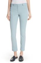 Women's Joseph New Eliston Gabardine Straight Leg Pants Us / 38 Fr - Blue