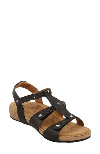 Women's Taos Eleanor Sandal -5.5us / 36eu - Black