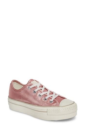 Women's Converse Chuck Taylor All Star Platform Sneaker .5 M - Beige