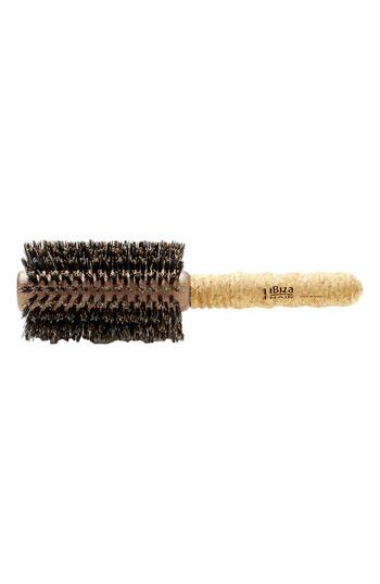 Ibiza Collection Extended Cork Round Brush, Size - None