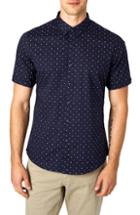 Men's 7 Diamonds Casual Fiasco Trim Fit Sport Shirt, Size - Blue