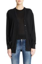 Women's Dolce & Gabbana Wool Cardigan Us / 40 It - Black