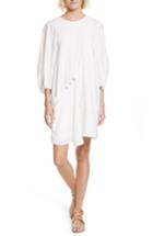 Women's Tibi Asymmetrical Flap Front Dress - White