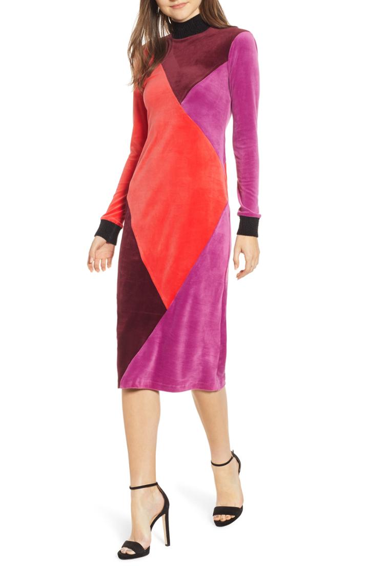 Women's Splendid Velluto Velour Midi Dress